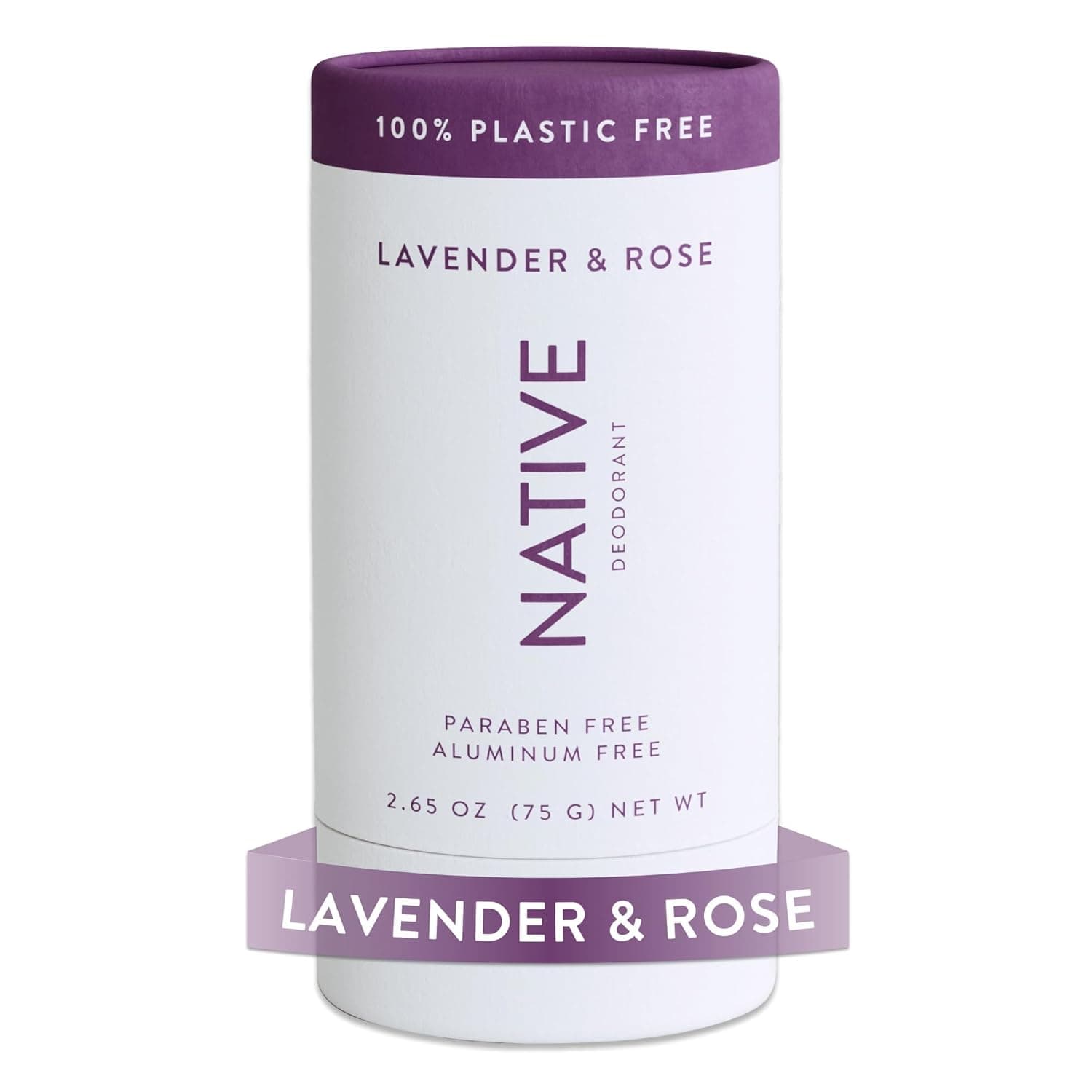 Native Plastic Free Deodorant, Lavender & Rose
